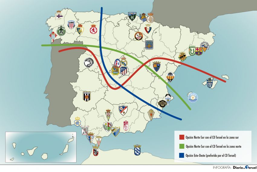 El CD Teruel conocerá este martes cuál será su grupo y quiénes serán sus rivales