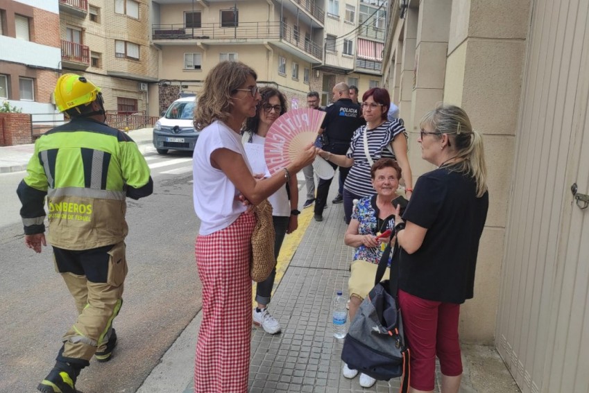 Los desalojados de Alcañiz tendrán que estar fuera de casa entre 10 y 20 días más