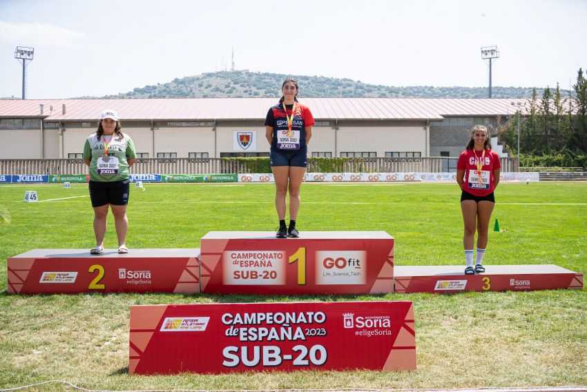 Elena Sanz, subcampeona de España sub-20 antes del absoluto