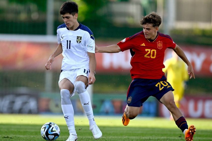 Juan Hernández, convocado con la selección española sub-17 para el Mundial