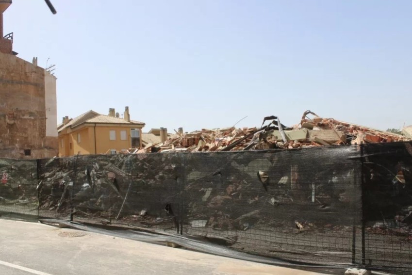 El desescombro de la calle San Francisco de Teruel empezará la próxima semana