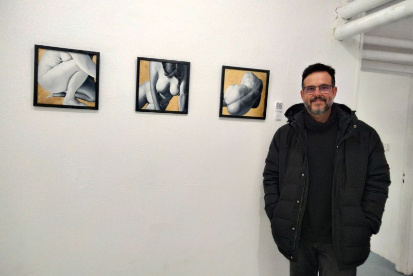 El turolense Joaquín Macipe expone el tríptico ‘Caisa’ en La Zona Gallery de Madrid