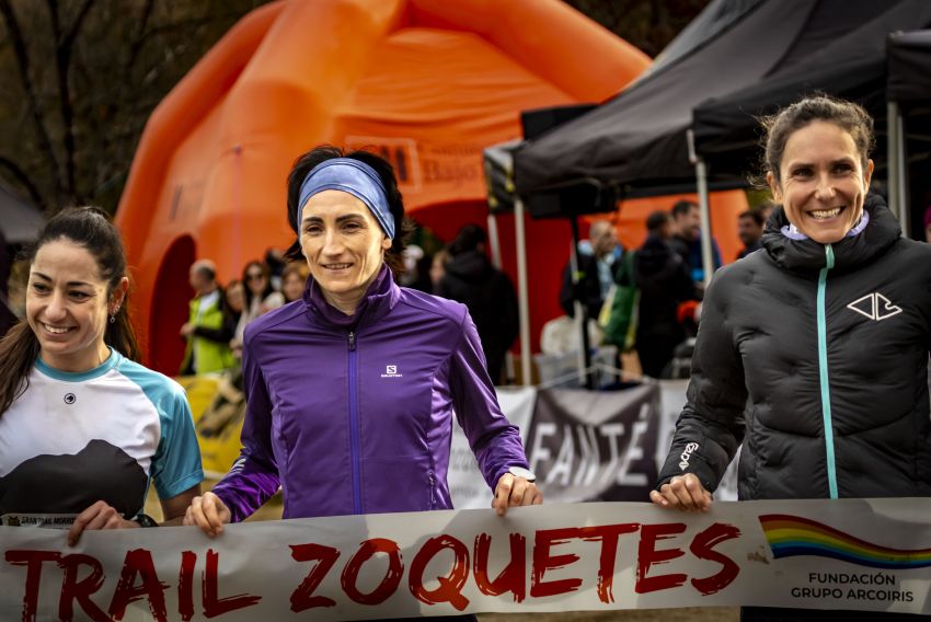 Abel Carretero y Ohiana Kortazar sientan cátedra en el Trail Zoquetes