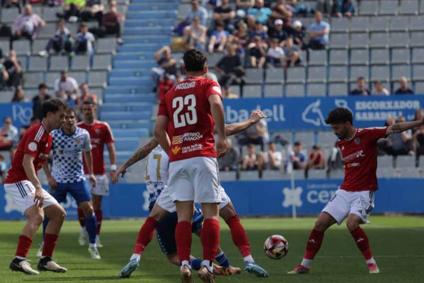 Meritorio empate del Teruel, que se sobrepone a las adversidades en Sabadell (1-1)