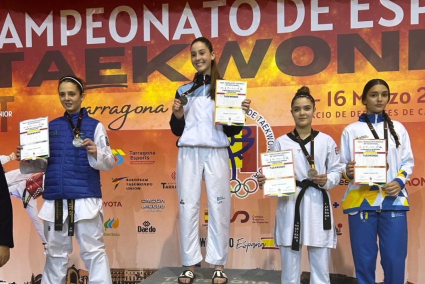 Fin de semana productivo para los turolenses en diversas pruebas de taekwondo