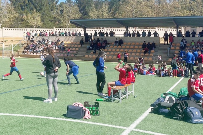 Fútbol formativo a raudales para celebrar el Día de Aragón en césped turolense