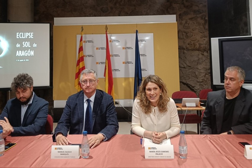 Turismo inicia este lunes en Teruel las reuniones preparatorias con los municipios en los que se observará el gran eclipse del 2026