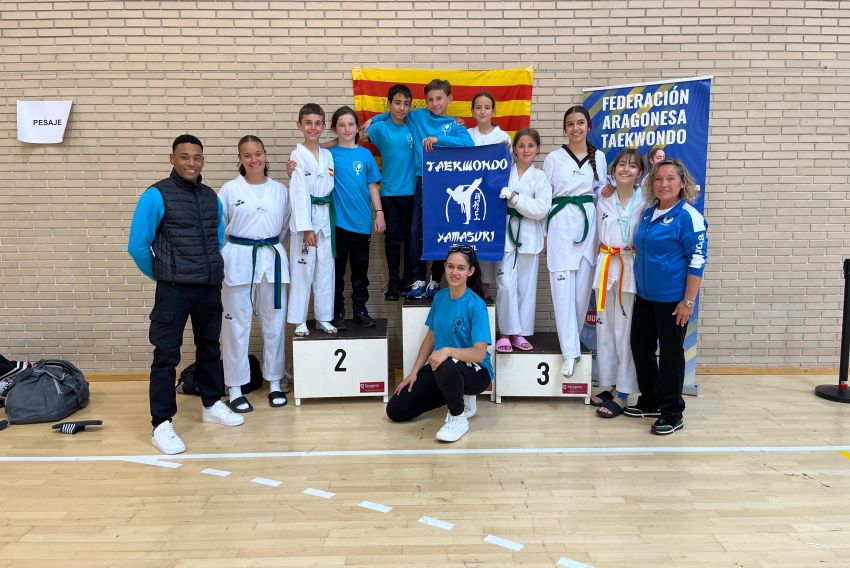 El Yamasuki Teruel logra  7 medallas  en el Open  de Promoción