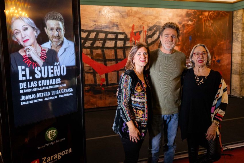 Juanjo Artero y Luisa Gavasa traen a Teruel su espectáculo ‘El sueño de las ciudades’