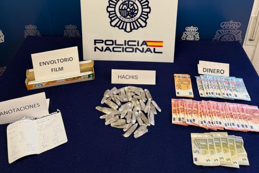 La Policía Nacional desarticula un punto de venta de droga en Teruel y detiene a un hombre, ya enviado a prisión