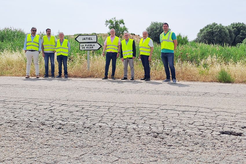 La DPT iniciará la mejora de la carretera de Jatiel a La Puebla de Híjar en verano