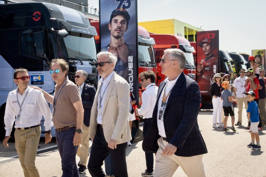 Azcón, optimista con renovar el Gran Premio Aragón de MotoGP: Vamos por el buen camino