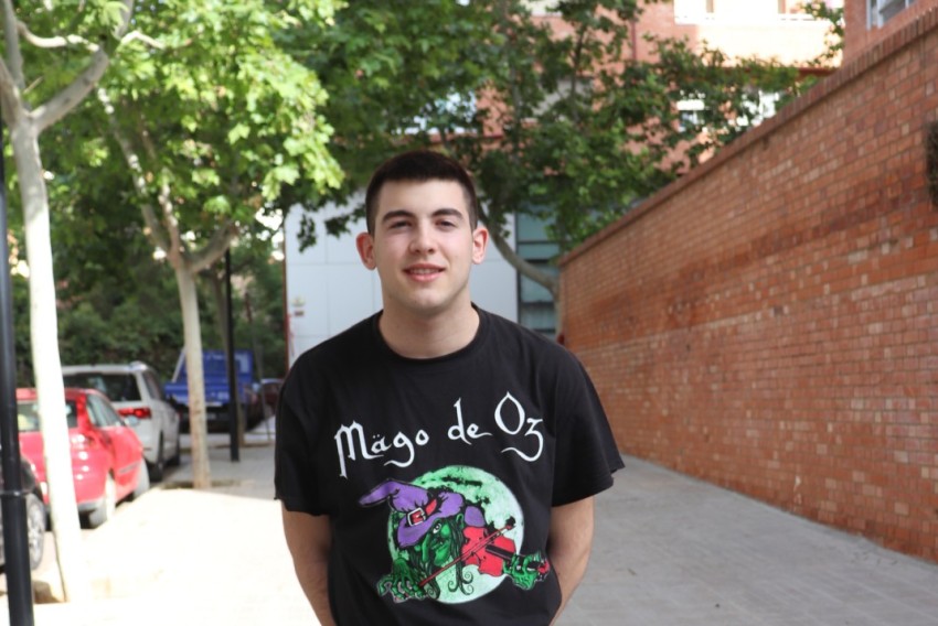 Diego Górriz, alumno con la máxima nota en la PAU en la provincia de Teruel: “Los profesores han sido esenciales porque ellos nos han explicado cómo iba a ser”