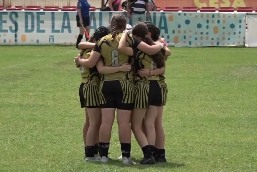 La turolense Ixeya Moreno termina cuarta en la cita nacional de Rugby Seven