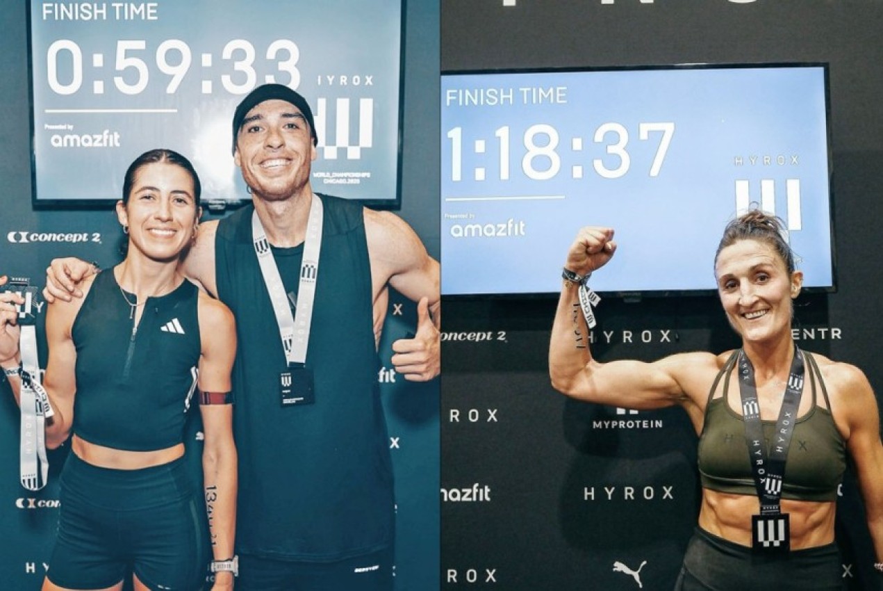Mónica Ferrer y Juan Madrid: de probar suerte a referencia mundial en Hyrox
