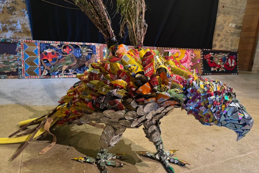 El proyecto turolense de ‘trash-art’ trasciende su conexión portuguesa y llega hasta Francia