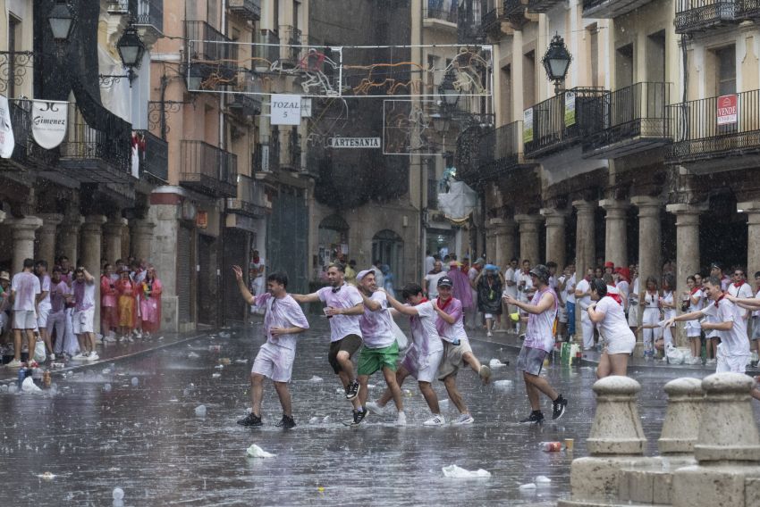 La Vaquilla se  vive con la misma intensidad llueva, truene o haga sol