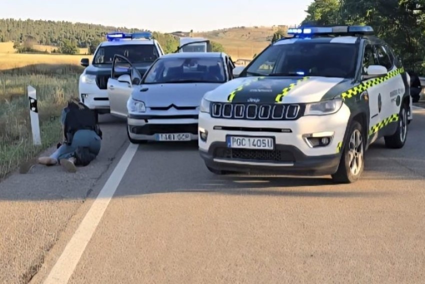 Un detenido en un control de alcoholemia por provocar un accidente de forma intencionada y herir de gravedad a un guardia civil