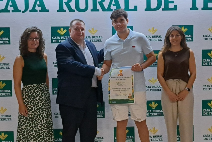 Un innovador itinerario micológico en Noguera de Albarracín gana la primera edición de 'Mi Proyecto Sostenible Tiene Premio' de Caja Rural de Teruel