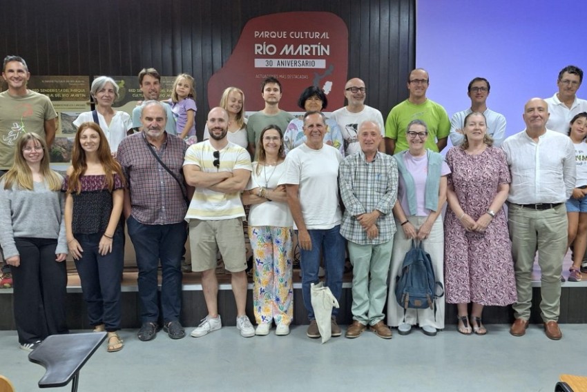 Un curso sobre patrimonio del Parque del Río Martín reúne a curiosos en memoria de la tierra