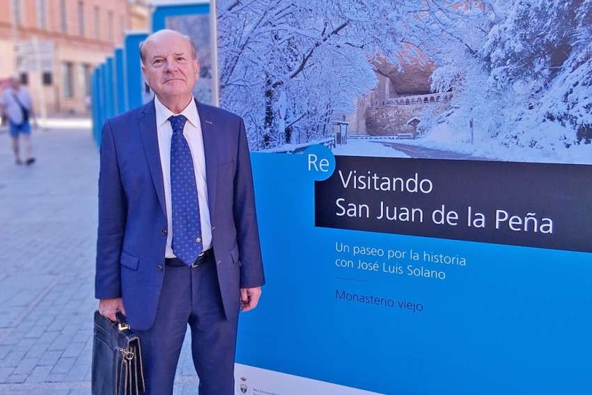 Félix Longás, hermano mayor de la hermandad de San Juan de la Peña: “No se entiende el paisaje de San Juan de la Peña sin su monasterio ni este sin su paisaje”