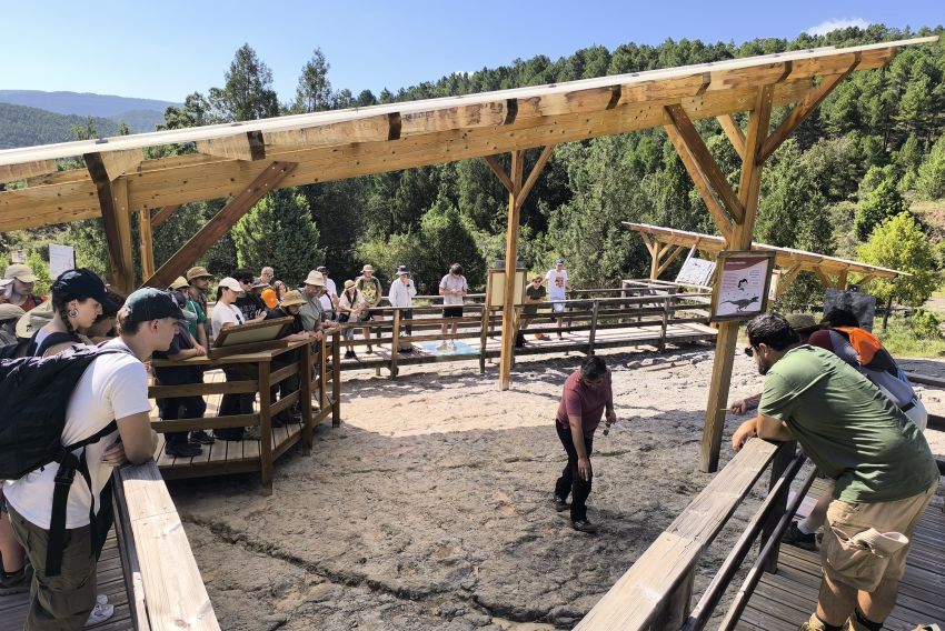 El número de icnitas de dinosaurio conocidas en Teruel se ha multiplicado por dieciséis gracias a la investigación científica