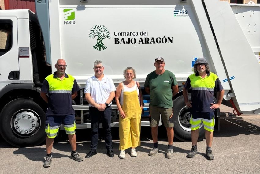 La Comarca del Bajo Aragón compra un nuevo camión recolector RSU