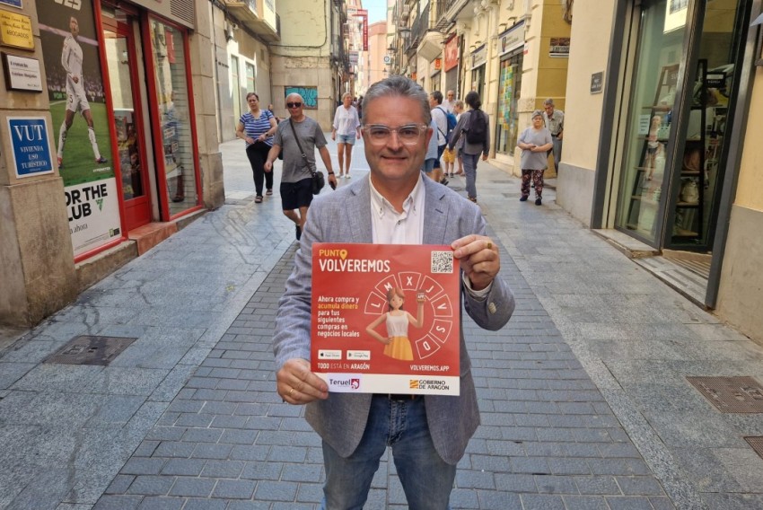 El Ayuntamiento de Teruel y Cámara invitan a los comerciantes turolenses a adherirse a la app de 'Volveremos'