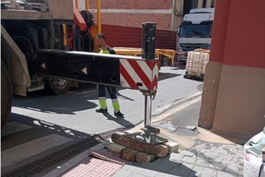 Los vecinos del Carmen vuelven a respaldar  a los afectados por el derrumbe