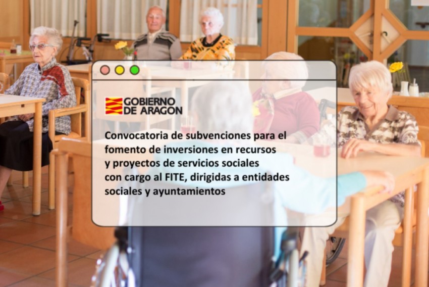 El Gobierno de Aragón destina 2 millones de euros del Fite a inversiones en servicios sociales en la provincia de Teruel
