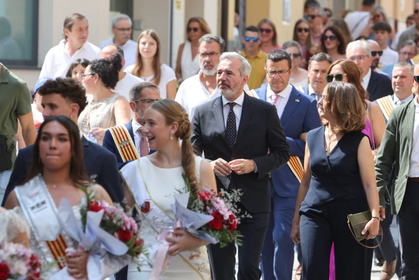Jorge Azcón destaca el potencial turístico de Valderrobres en pleno puente festivo