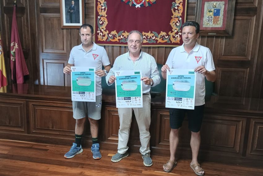 El Open Ciudad de Teruel de tenis da comienzo con un total de 19 jugadores en la pista