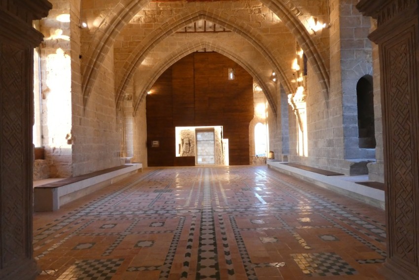 La sala noble del Castillo de Albalate del Arzobispo luce exuberante en el ecuador del Plan Director