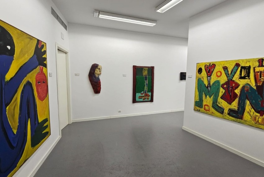 El arte de los 80, a debate en la jornada de la Fundación German López y Marián Sanz en la subsede del Museo de Teruel en Cretas