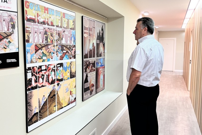 Fundación Ibercaja une a Goya con el noveno arte en una exposición en Teruel