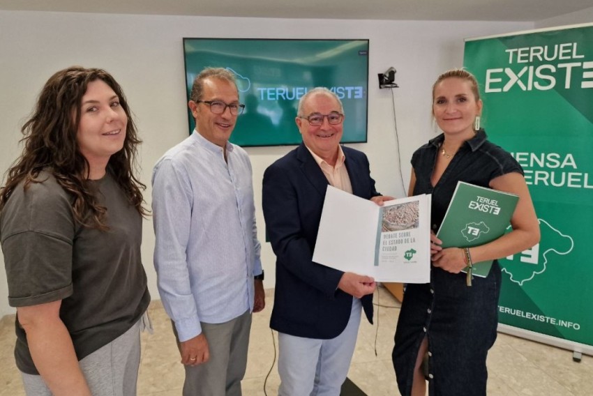 Teruel Existe anuncia sus líneas de acción para el curso político en el Ayuntamiento de Teruel, con actuaciones en vivienda, educación y servicios públicos