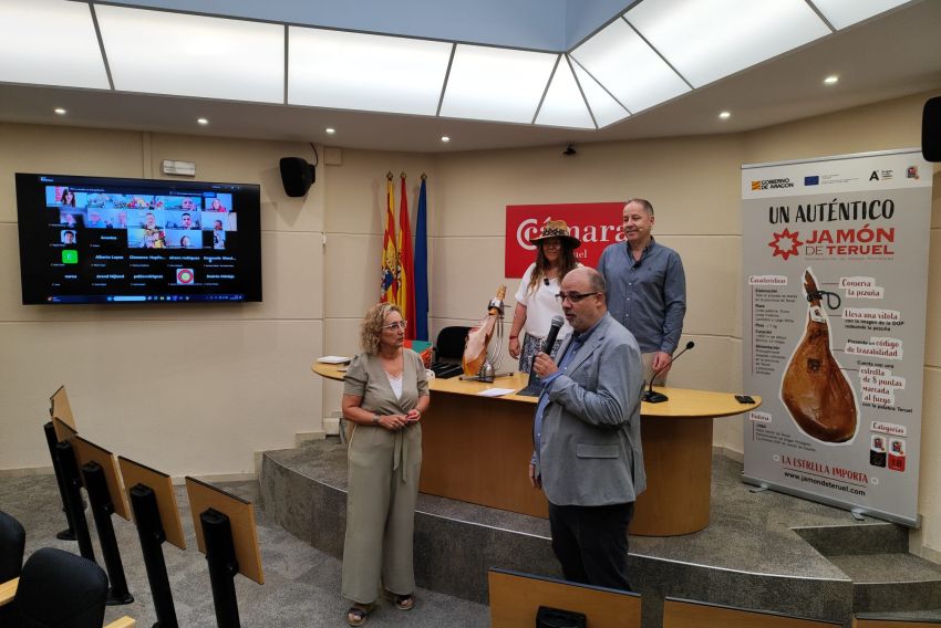Los atributos del Jamón de Teruel se dan a conocer en ocho países desde la Cámara de Comercio