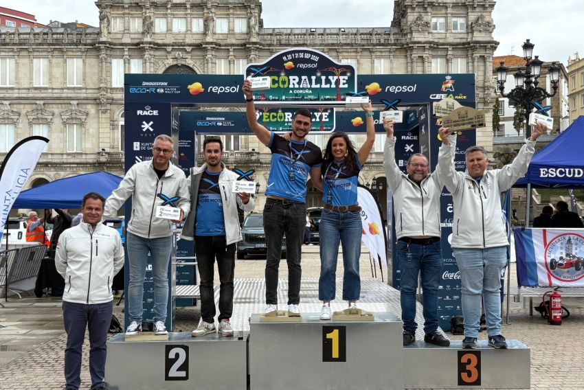 Laura Aparicio, campeona de España del ECO-Rallye tras reinar en la prueba de A Coruña