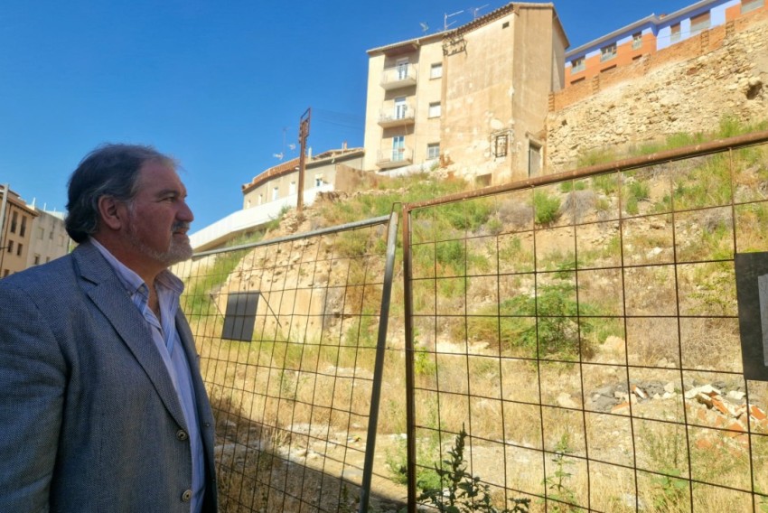 El Ayuntamiento de Teruel construirá un nuevo muro de contención en la calle Cuevas del Siete