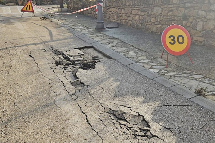 La travesía de Las Parras de Castellote se cortará este viernes para los trabajos de reparación tras los daños por las tormentas
