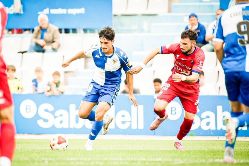 El CD Teruel extrae de Sabadell un empate de zafiro (0-0) para sumar cinco partidos seguidos invicto