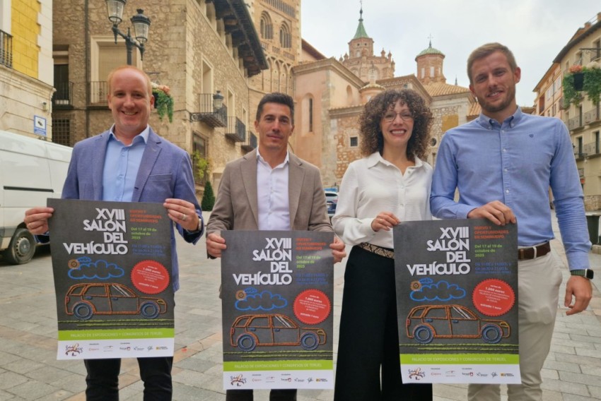 El  Salón del Vehículo Nuevo y Oportunidades de Teruel celebra su mayoría de edad con más de 200 vehículos en exposición