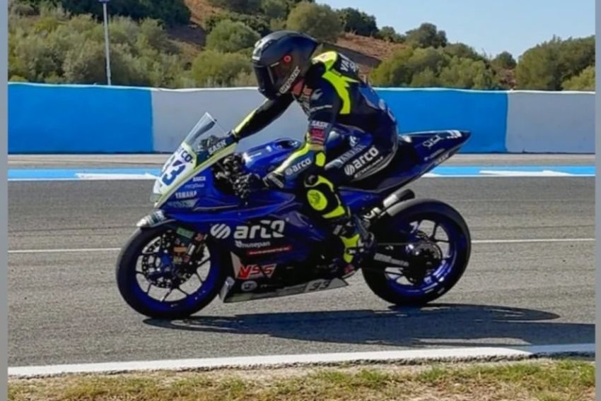 Gonzalo Sánchez da un paso al frente en su circuito fetiche de Jerez