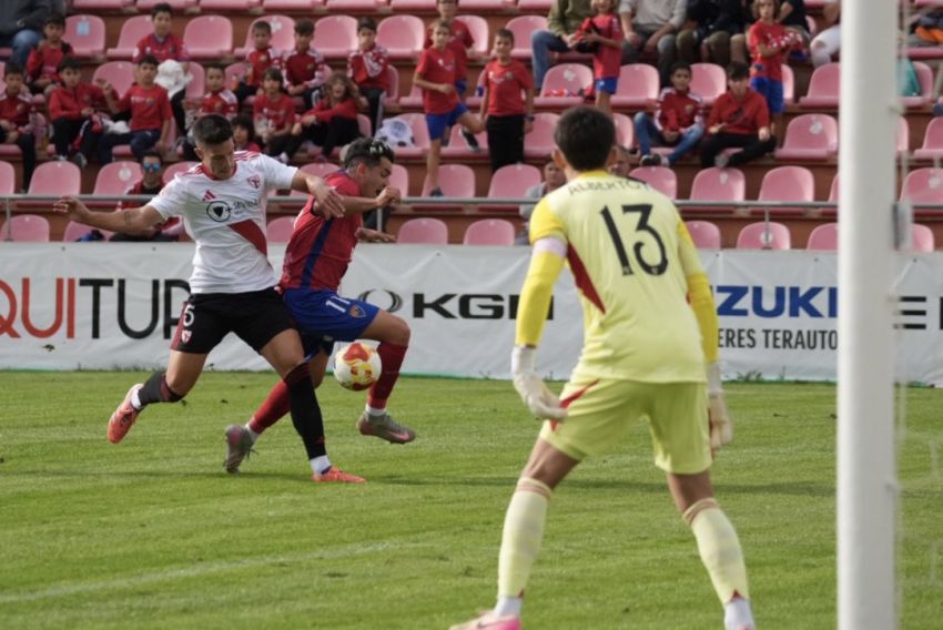 El CD Teruel doblega al Sevilla Atlético y suma su tercer triunfo consecutivo en casa (1-0)