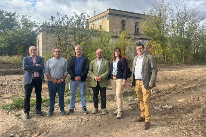 El PAR pide la vuelta del tren de Alcañiz y denuncia el abandono del Bajo Aragón
