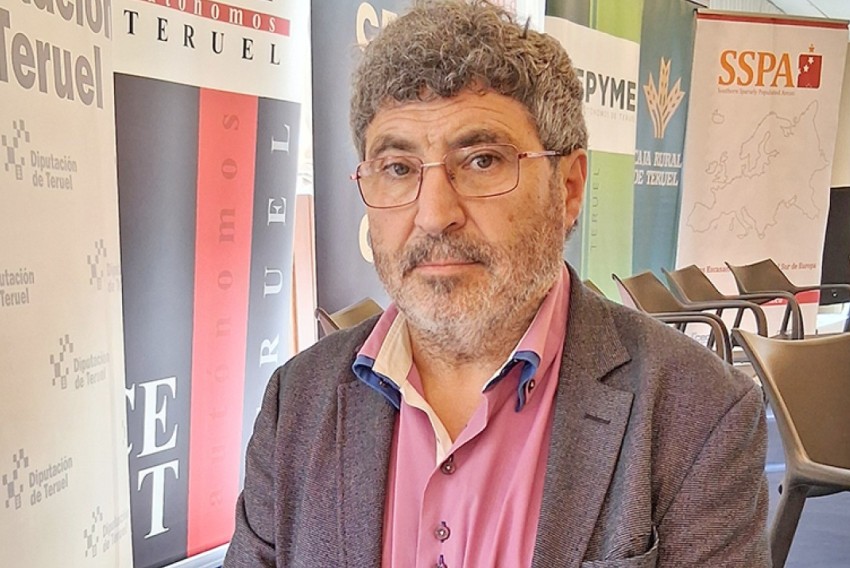 Juan Carlos Escuder, presidente de CEAT Teruel: “Metimos un gol en la UE con las ayudas del 20% y ahora estamos perdiendo una gran oportunidad”
