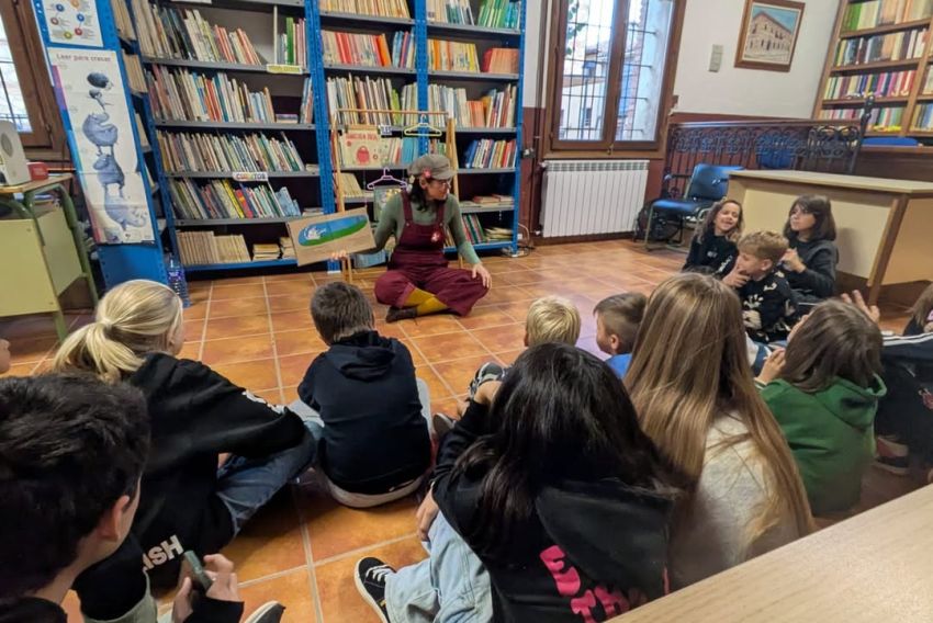 El programa de animación a la lectura de la Comarca supera su ecuador en Monreal y Báguena