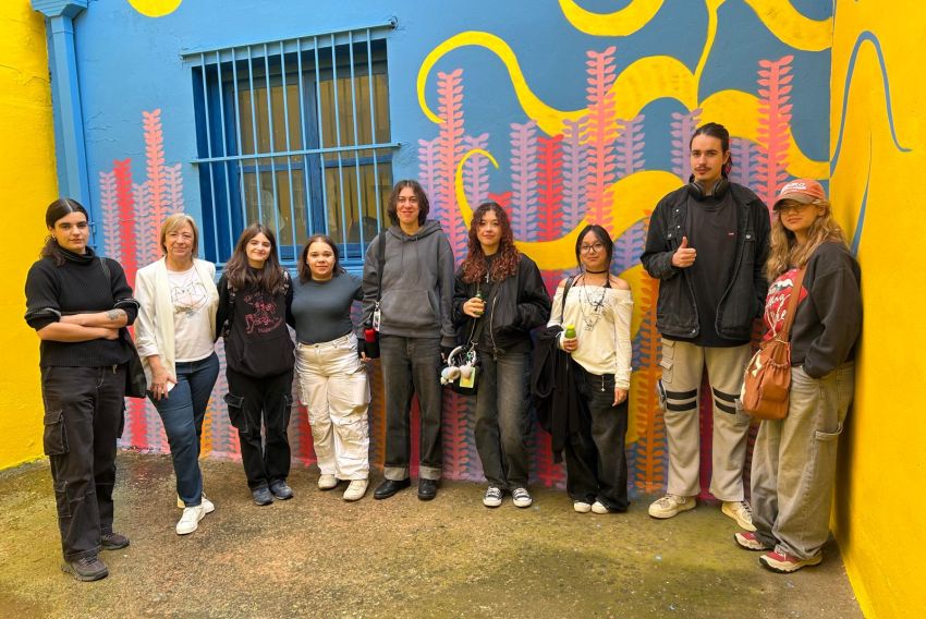 Sam Meléndez y Laura Garfella dan vida a dos espacios urbanos de Teruel