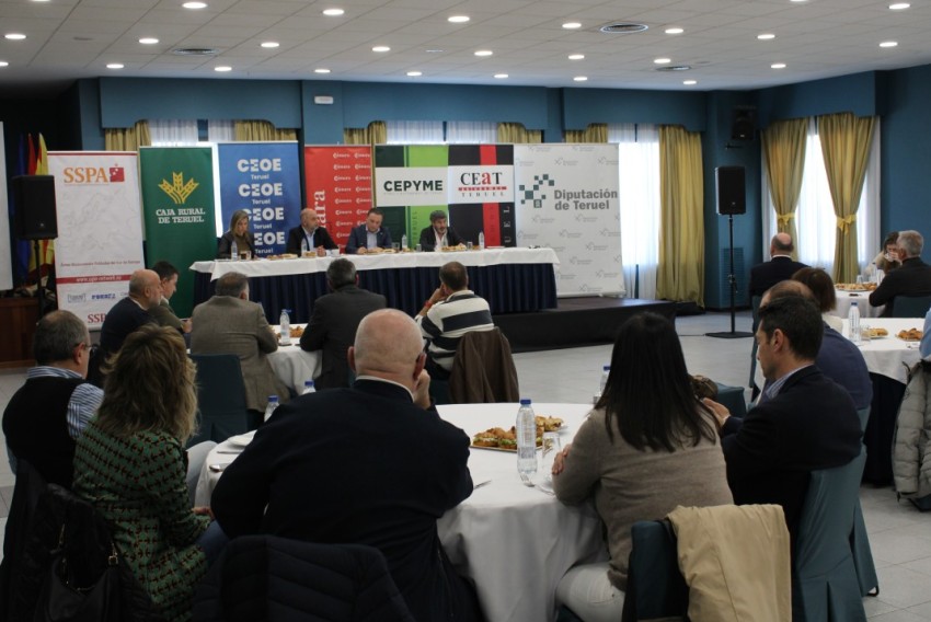 Los empresarios destacan en Alcañiz el papel de las ayudas de funcionamiento para la creación de empleo