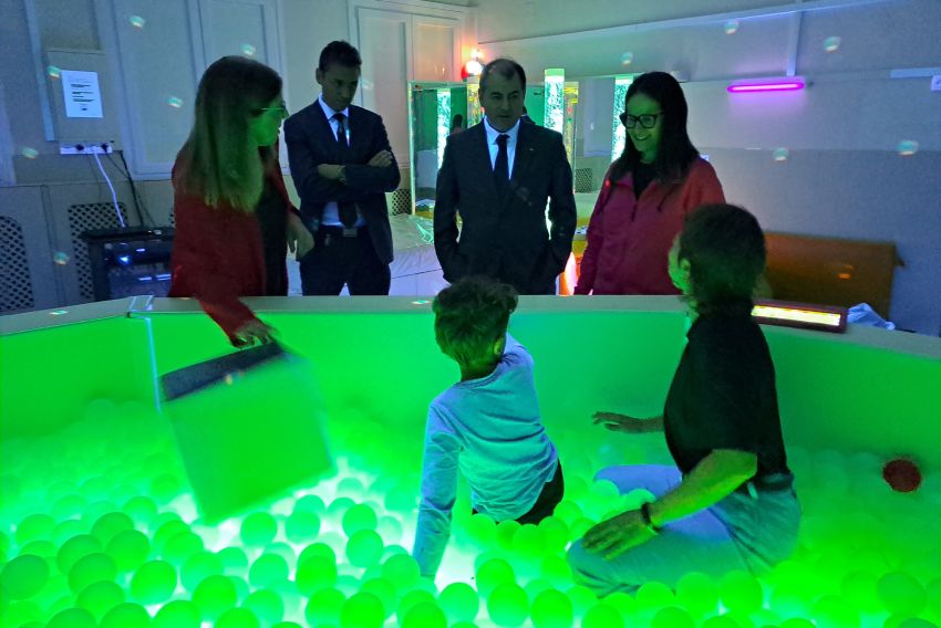 Caja Rural de Teruel colabora con el Aula de Estimulación Multisensorial del Gloria Fuertes